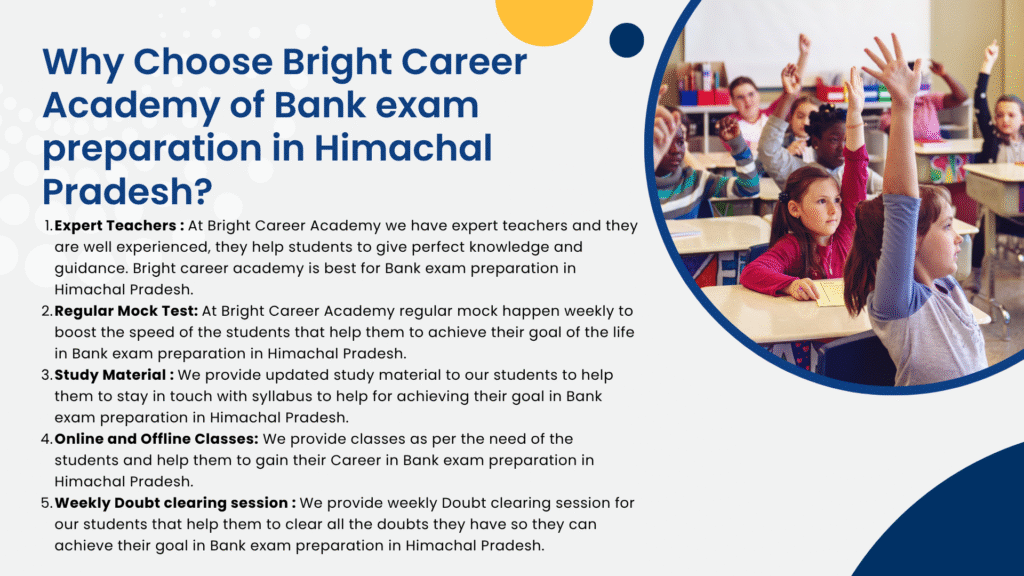 Bank exam preparation in Himachal Pradesh