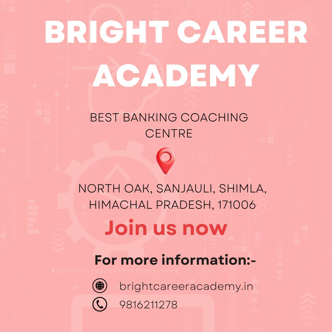 best banking coaching centre in Shimla
