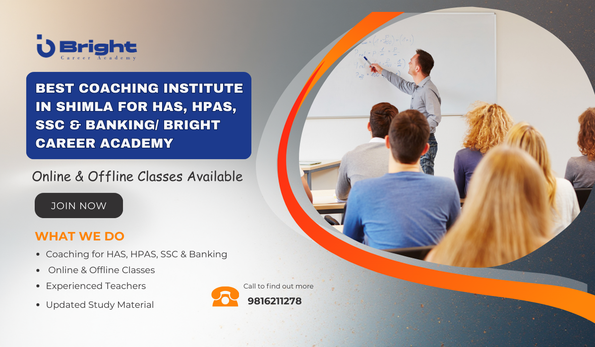 Best Coaching Institute in Shimla Bright Career Academy